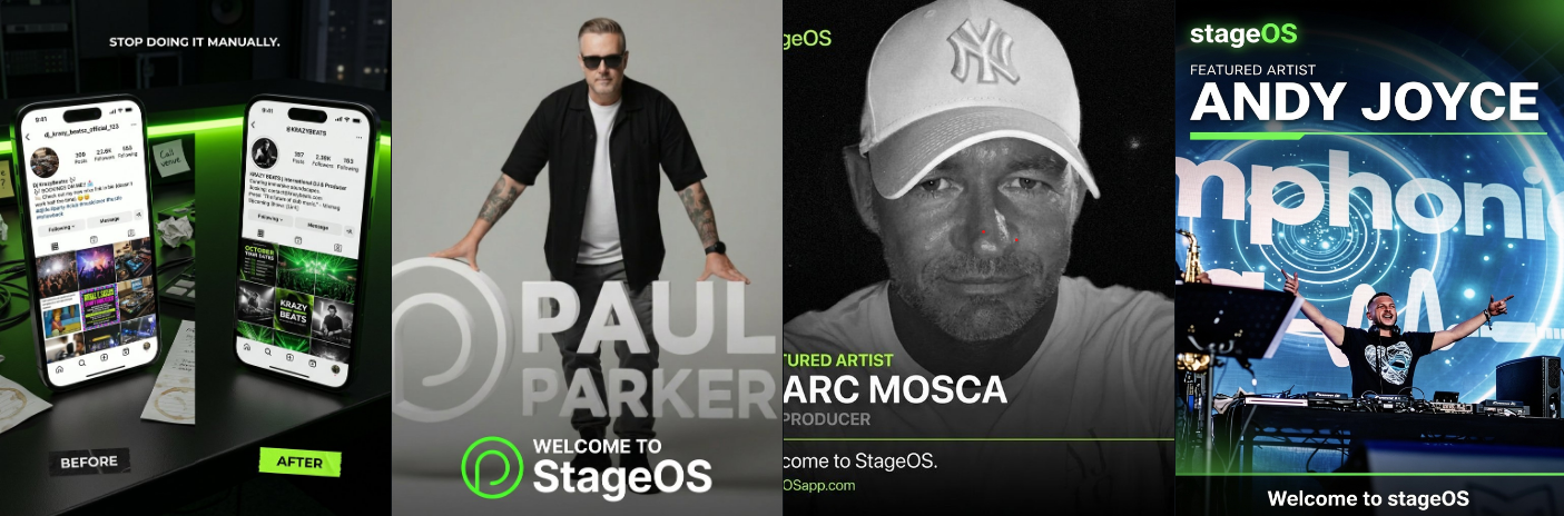 Welcome to stageOS — follow us on Instagram